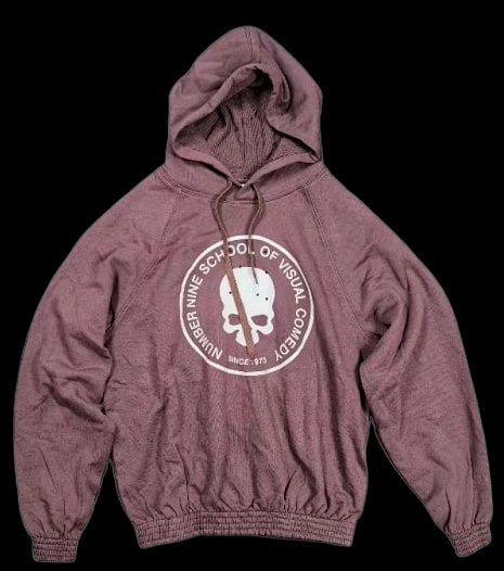 Number Nine Skull Hoodie