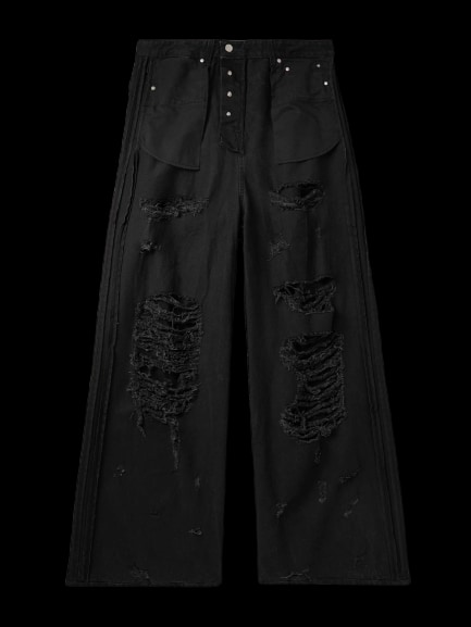 Vetements Ripped Denim