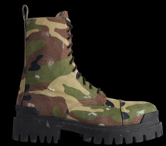Balenciaga Camo Strike Boot