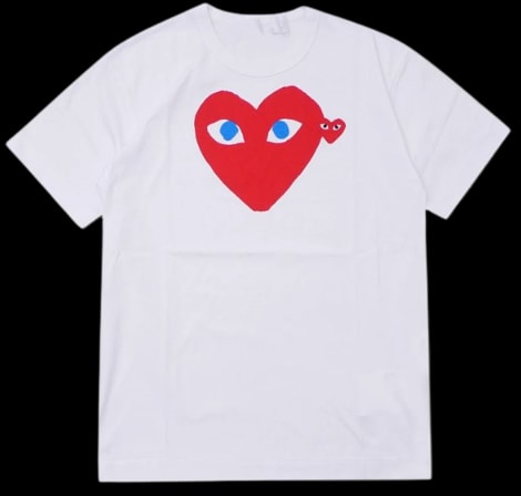 CDG Heart logo Shirt 2