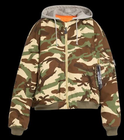 Vetements Camouflage
Bomber Jacket