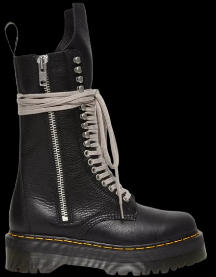 Rick Owens x DR Martins High Boot