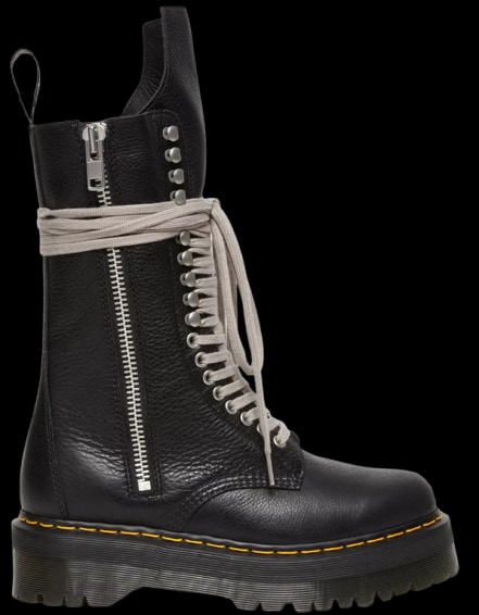 Rick Owens x DR Martins High Boot