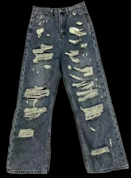 Balenciaga Ripped Denim