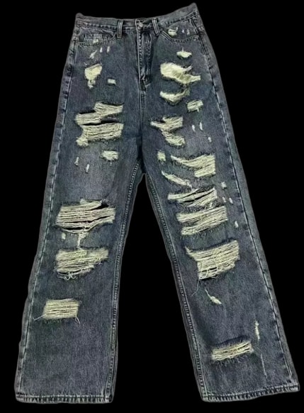Balenciaga Ripped Denim