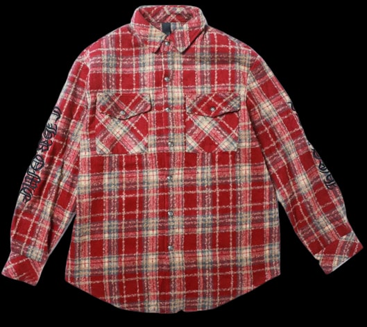 Chrome Hearts Cross Patch Flannel
