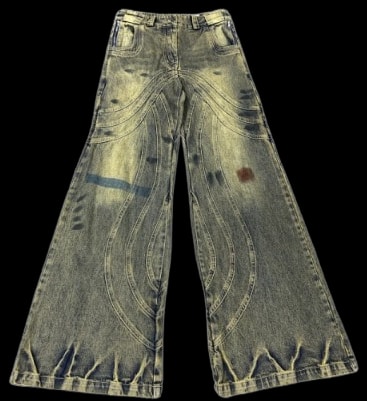 Nofaithstudios Washed Wavy Denim