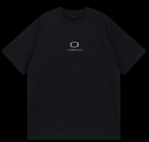 Balenciaga Glitched Logo Shirt