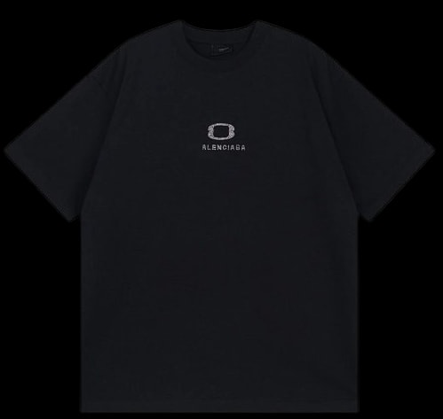 Balenciaga Glitched Logo Shirt