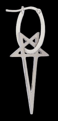 Rick Owens Pentagram Keychain