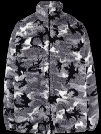 Balenciaga Camo Fleece Jacket