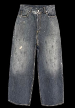 Acne Studios Grey Baggy Jeans