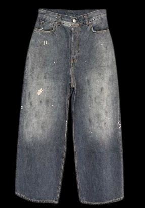 Acne Studios Grey Baggy Jeans