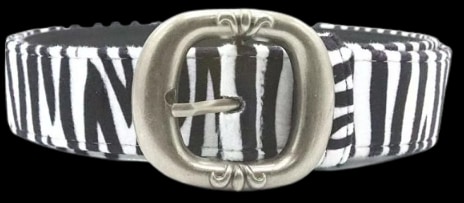 Fuzzy Zebra Belt