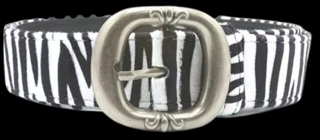 Fuzzy Zebra Belt