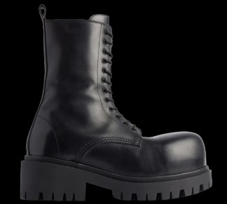Balenciaga Stomper Leather Boots