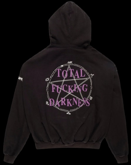 Vetements TFD Zip Up Hoodie