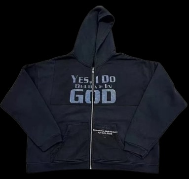 ERD Believe In God Zipper Hoodie