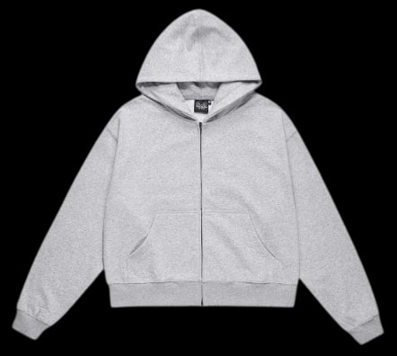High Quality Cropped Blank Zipper