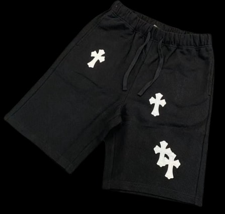 Chrome Hearts Leather Cross Shorts