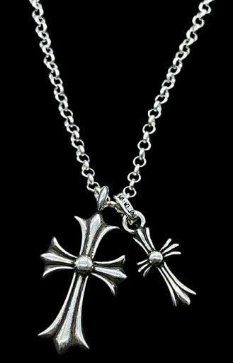 Chrome Hearts Double Cross Pendant
