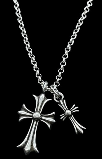 Chrome Hearts Double Cross Pendant