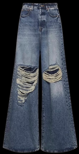 Vetements Ripped Jeans