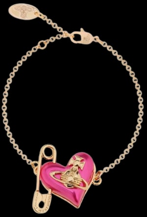 Vivienne Westwood Heart Pearl Bracelet