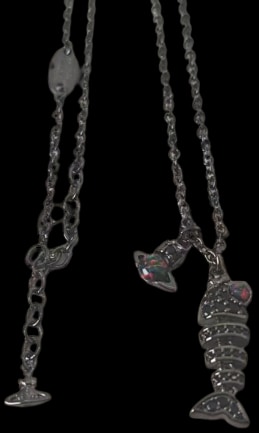 Vivienne Westwood Skeleton Fish Necklace