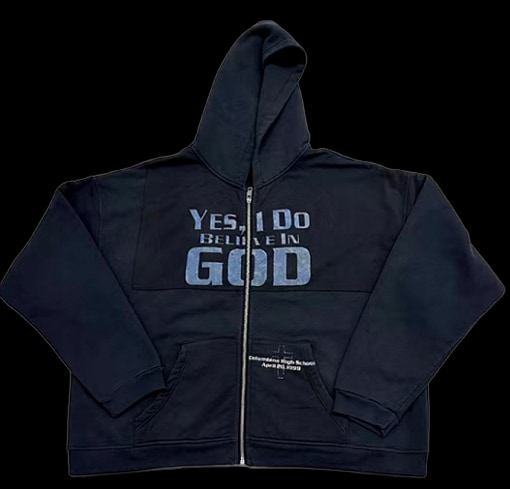 ERD "Believe In God" Zip Up Hoodie