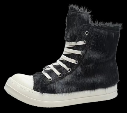 Pony Hair Rick Owens Ramoens (2 colorways)