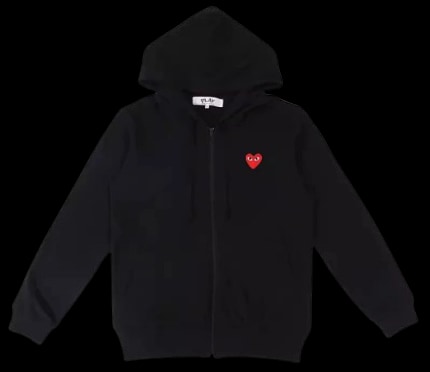 CDG Heart Zip