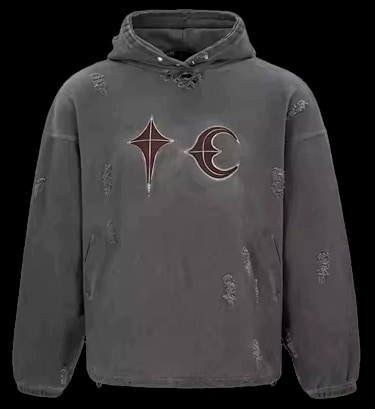 Thug Club Distressed Hoodie