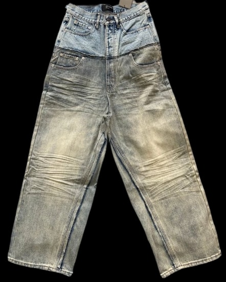Balenciaga Cut Up
/ Double Waist Denim
Grey