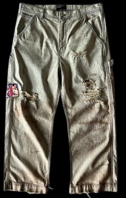 ERD Canvas Distressed Denim