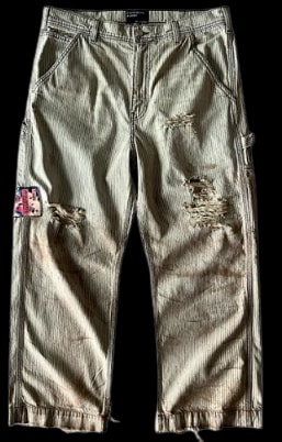 ERD Canvas Distressed Denim