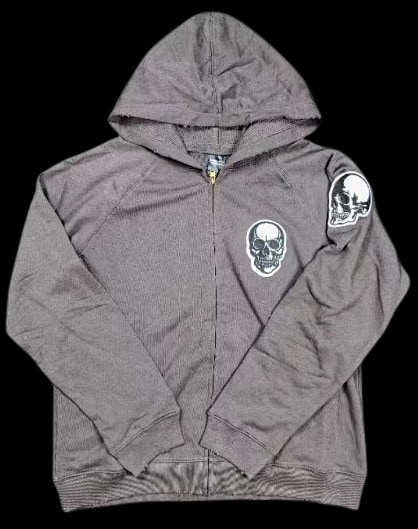 Number Nine Double Skull Hoodie