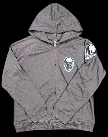 Number Nine Double Skull Hoodie