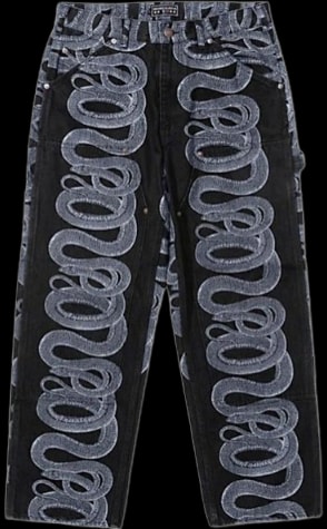 Hysteric Glamour Snake Denim