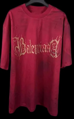 Balenciaga Red Metal Shirt