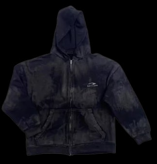 Balenciaga Muddy Zip Up Hoodie