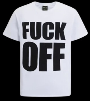 Number Nine Fuck Off Shirt