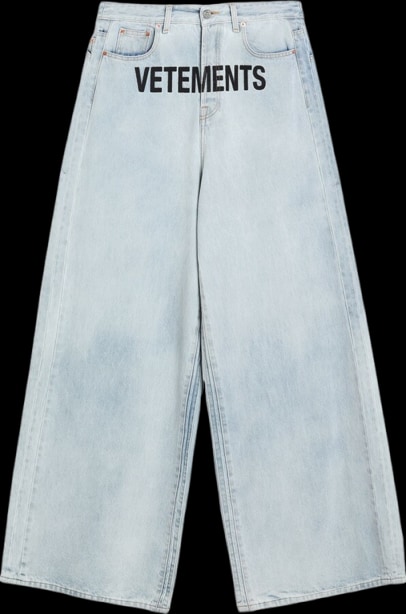 Vetements Logo Denim