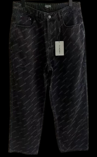 Balenciaga Logo Print Jeans