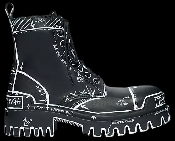 Balenciaga Graffiti
Strike Boots