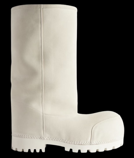 Balenciaga Alaska
Fur High Boot 
(White)
