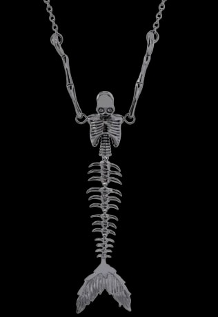 Vivienne Westwood Skeleton Mermaid Necklace