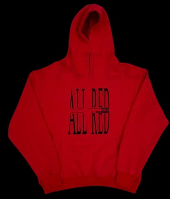 Playboicarti All Red Hoodie