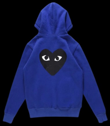 CDG Black Heart Hoodie