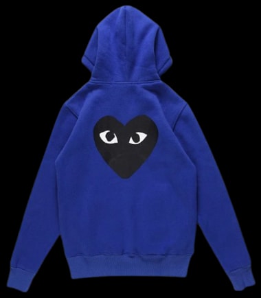 CDG Black Heart Hoodie